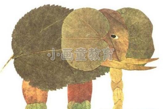 落叶创意画